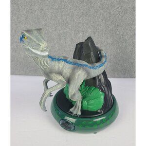 Jurassic Park World D Blue Velociraptor 3D Statue Nightlight Battery Powered 202
